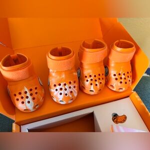 CROCS Orange Dog Shoes